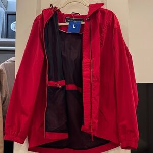 Tommy Hilfiger Red Zip-Up Jacket